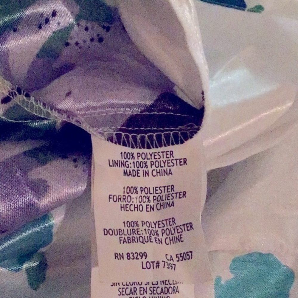 TIANA B. WHITE WITH FLORAL PATTERN DRESS SIZE 16 - Picture 12 of 13
